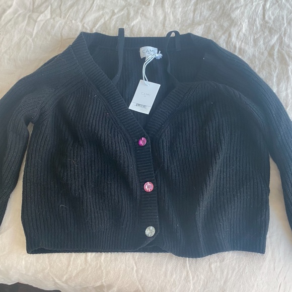 CAMI NYC, Elizabeth Sweater, Black, S - Picture 3 of 3
